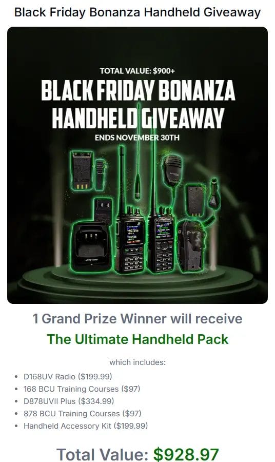 BridgeCom Systems Black Friday Bonanza Ultimate Handheld Giveaway
