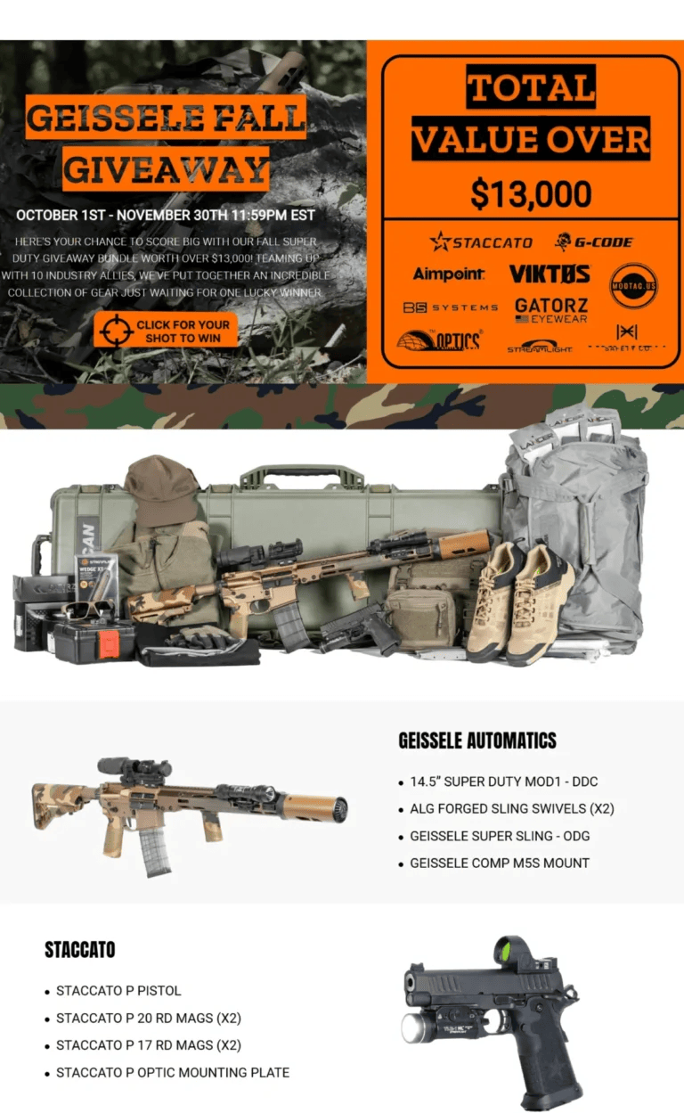 Geissele Giveaway October 2024