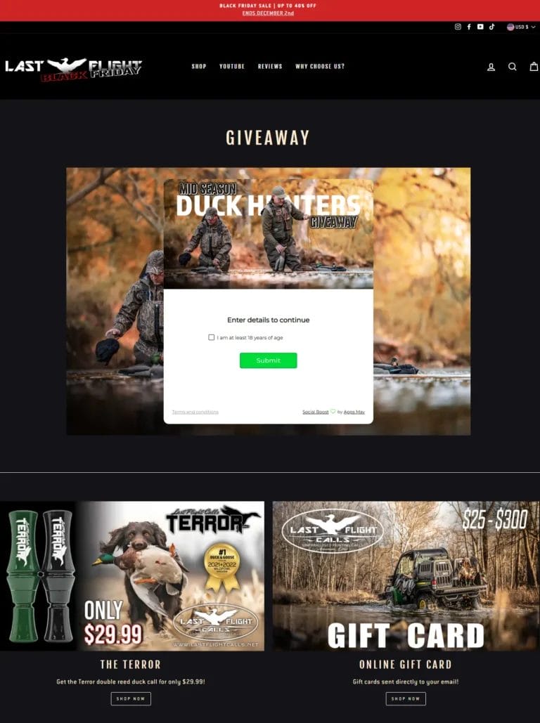 Mid-Season Duck Hunters Giveaway