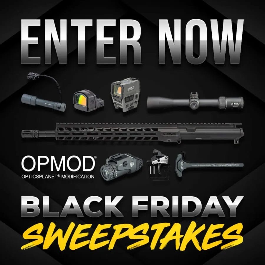 OPMOD Black Friday Sweepstakes Win Premium Tactical Gear & Exclusive Doorbusters!