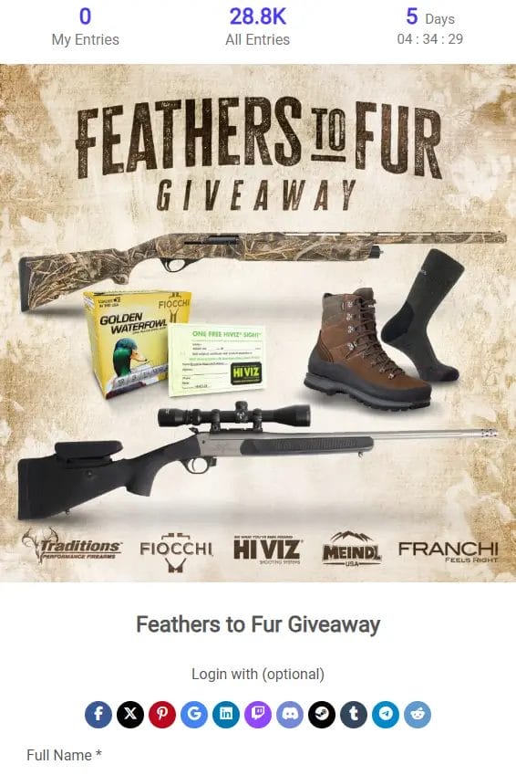 Win Franchi Affinity 3 Elite & More in Shoot-On Giveaway!