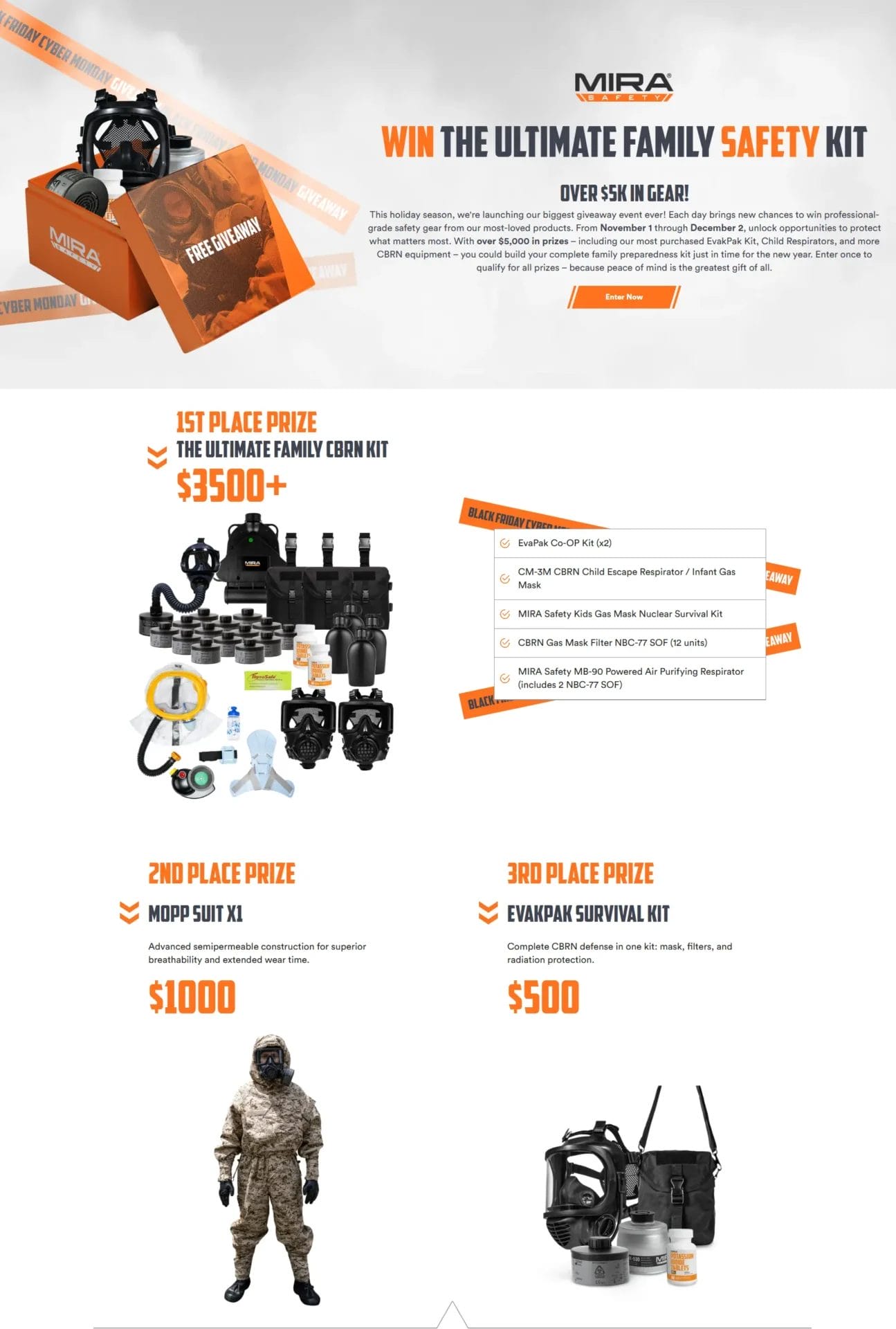 Win Over $5K in Gear with Mira Safety's Ultimate Family Safety Kit