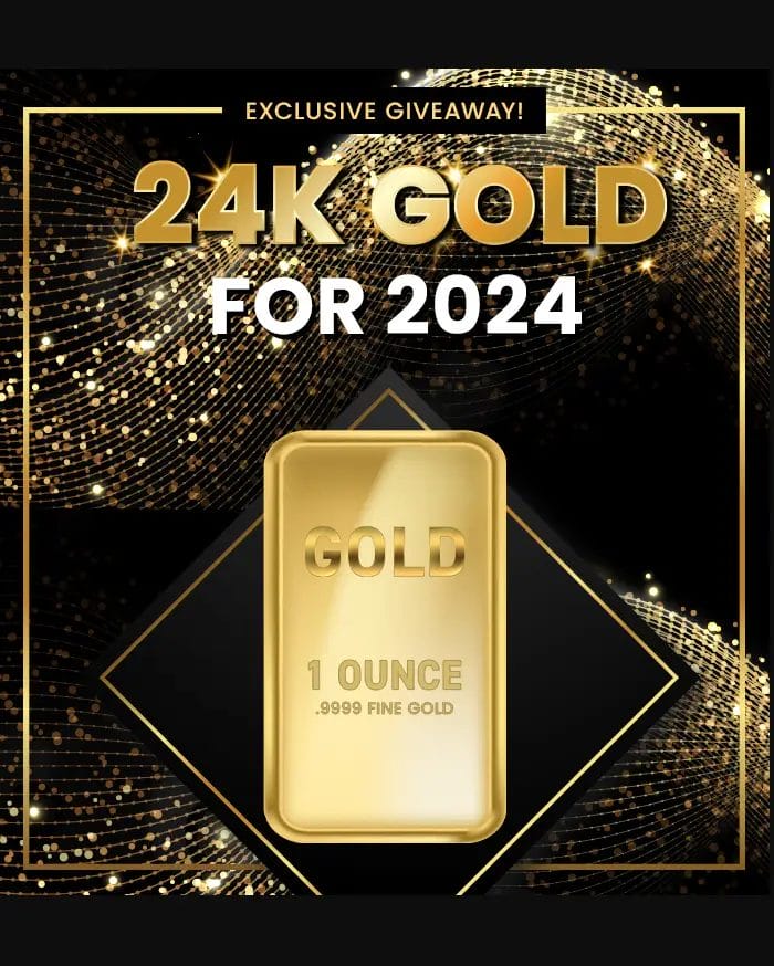 Win a 24K Gold Bar in PureFormulas' 2024 Giveaway!