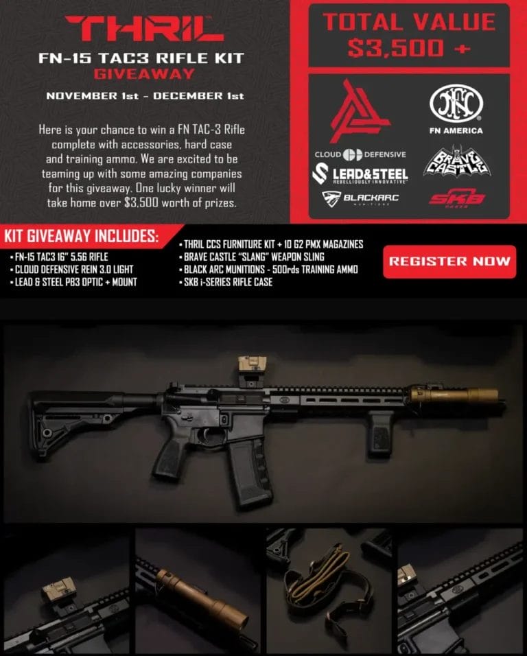 Win a FN-15 Tac3 Rifle Kit – Enter THRIL’s Ultimate Giveaway Now!