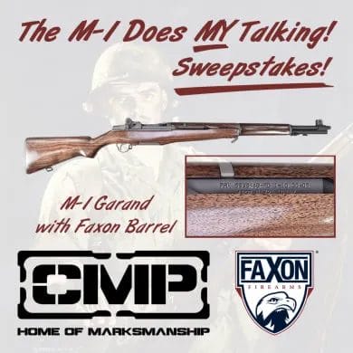 Win the Iconic M1 Garand Enter the 'M-1 Does MY Talking' Sweepstakes Today!