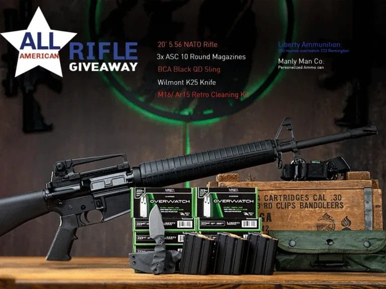 Win the Ultimate Rifle Giveaway 20” 5.56 NATO + Accessories Bundle