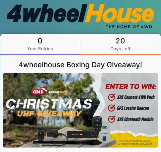 4wheelhouse Boxing Day Giveaway – Win Big with 4wheelhouse!
