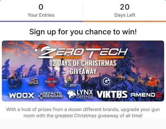 Win The Ultimate Christmas Giveaway from ZeroTech Optics!
