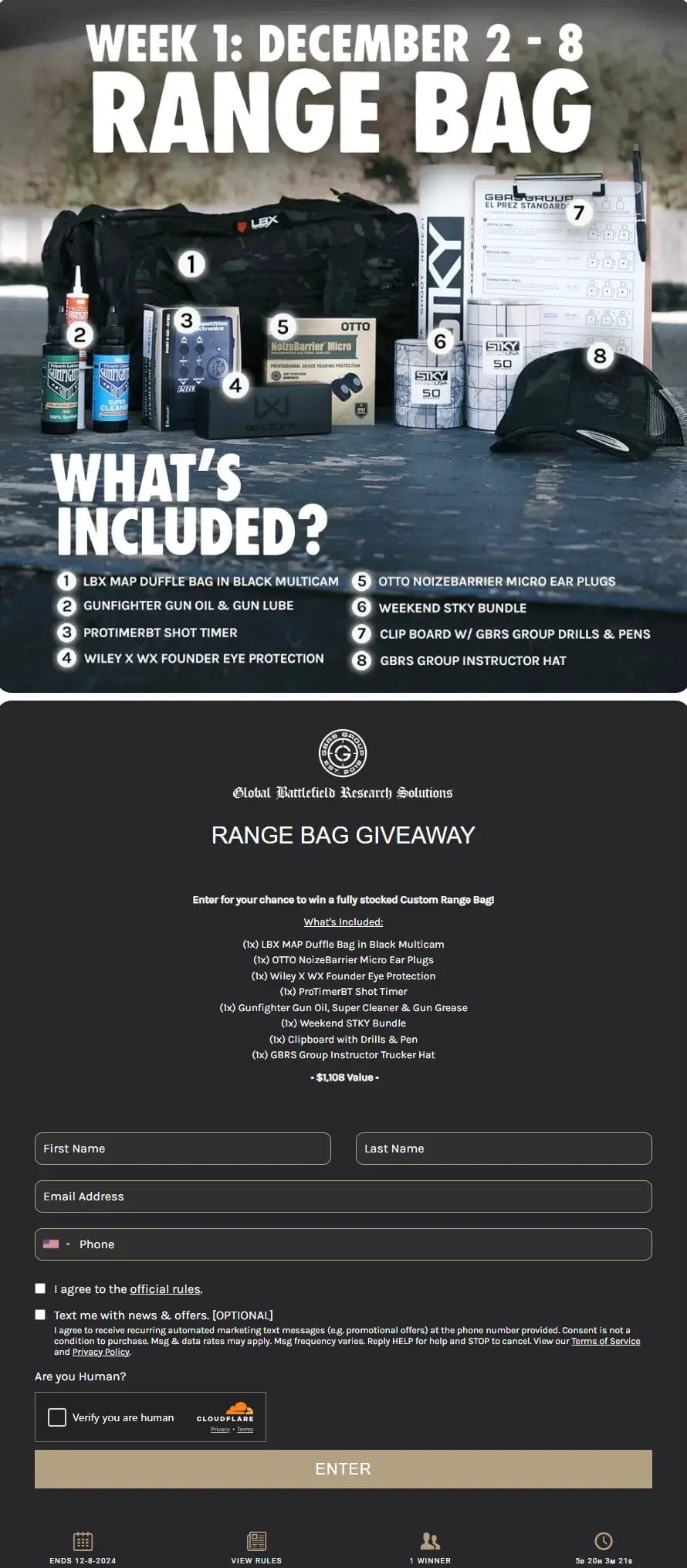 Win a Fully Stocked Custom Range Bag – GBRS Group Giveaway!